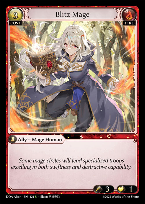 [Fire] Blitz Mage FOIL [DOA Alter-121-U]