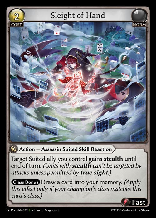 [Norm] Sleight of Hand FOIL [DTR-092-U]