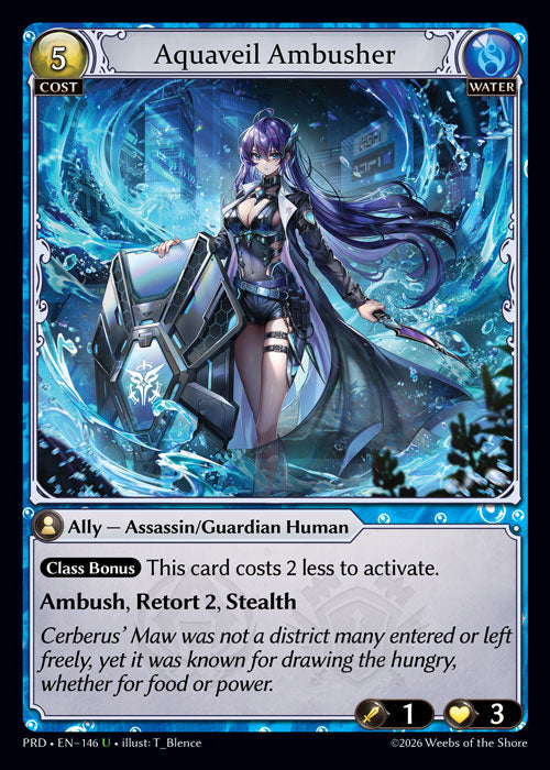 [Water] Aquaveil Ambusher [PRD-146-U]