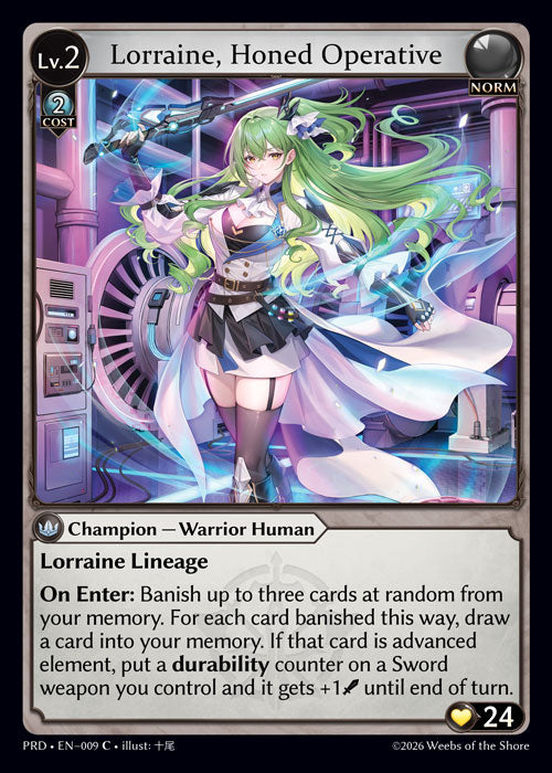 [Norm] Lorraine, Honed Operative FOIL [PRD-009-C]