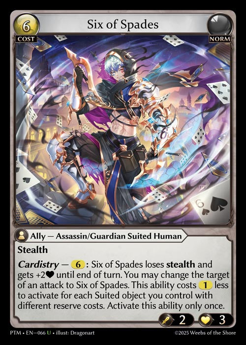 [Norm] Six of Spades FOIL [PTM-066-U]