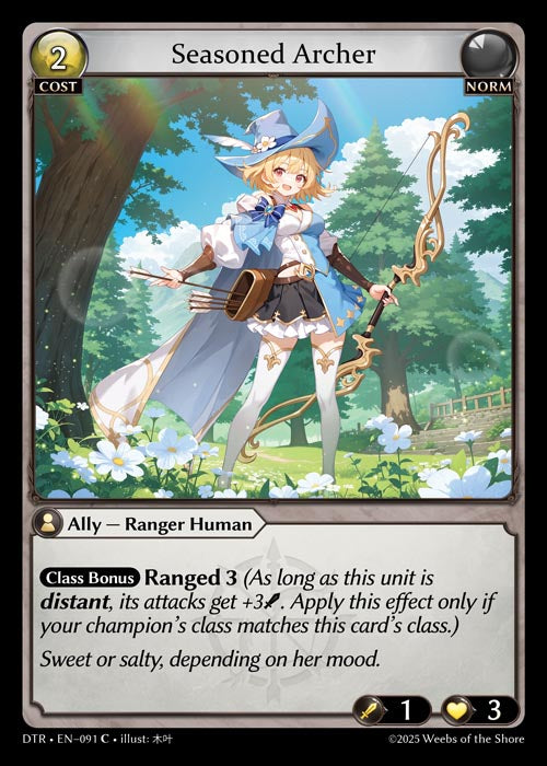 [Norm] Seasoned Archer FOIL [DTR-091-C]
