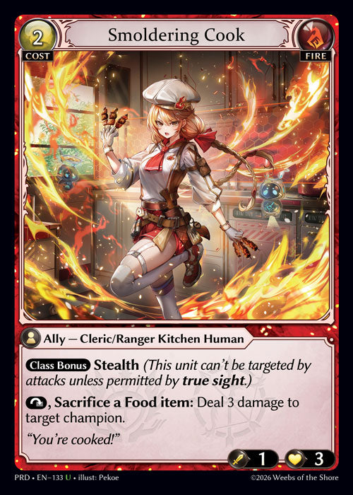 [Fire] Smoldering Cook FOIL [PRD-133-U]