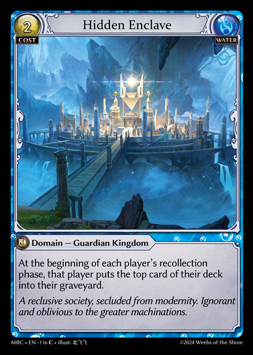 [Water] Hidden Enclave FOIL [MRC-116-C]