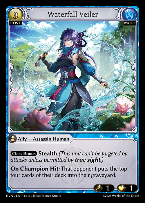 [Water] Waterfall Veiler FOIL [HVN-144-U]