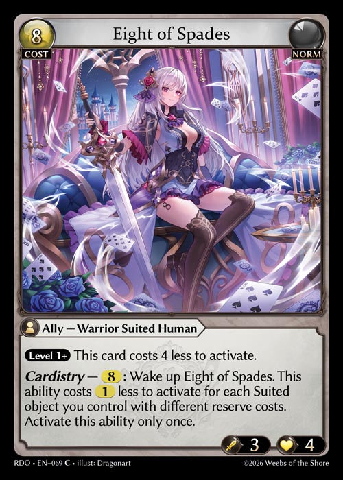 [Norm] Eight of Spades FOIL [RDO-069-C]
