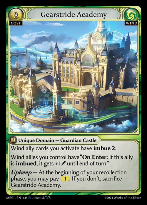 [Wind] Gearstride Academy [MRC-145-R]