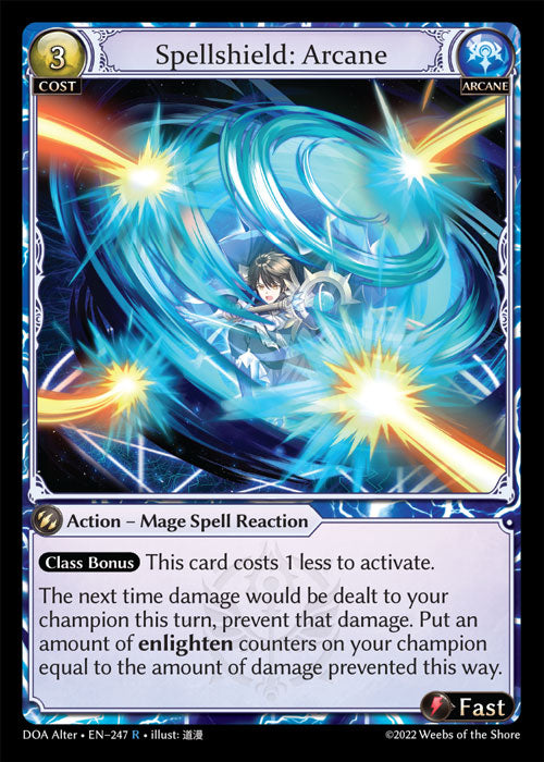 [Arcane] Spellshield: Arcane FOIL [DOA Alter-247-R]