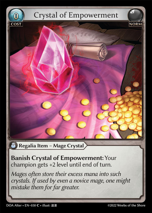 [Norm] Crystal of Empowerment FOIL [DOA Alter-030-C]