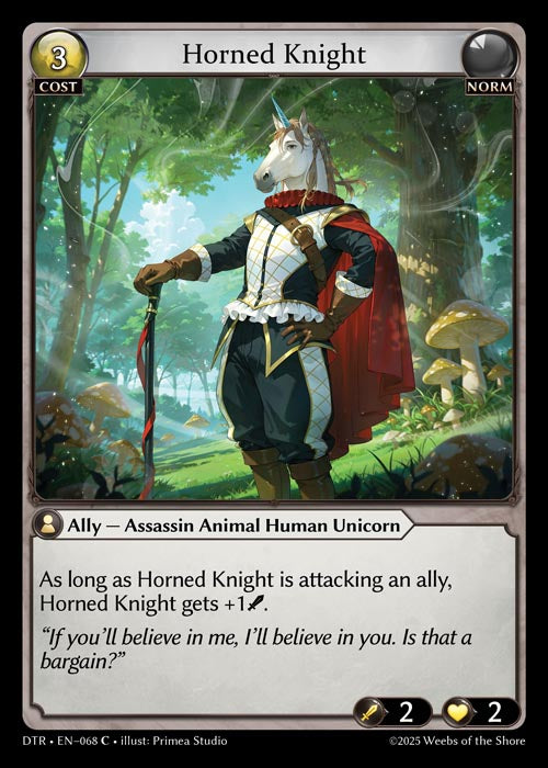 [Norm] Horned Knight FOIL [DTR-068-C]