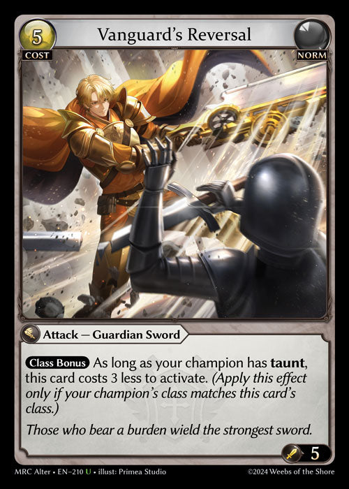 [Norm] Vanguard's Reversal FOIL [MRC Alter-210-U]