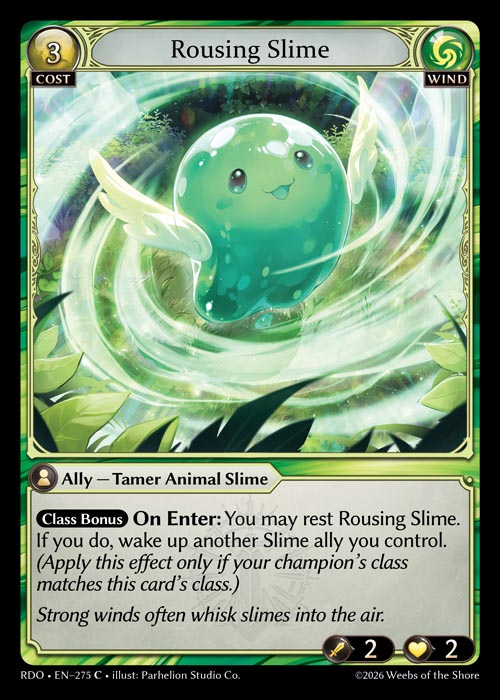 [Wind] Rousing Slime CURIO FOIL [RDO-275-C]
