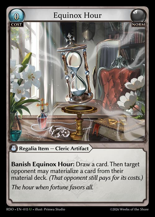 [Norm] Equinox Hour CURIO FOIL [RDO-015-U]