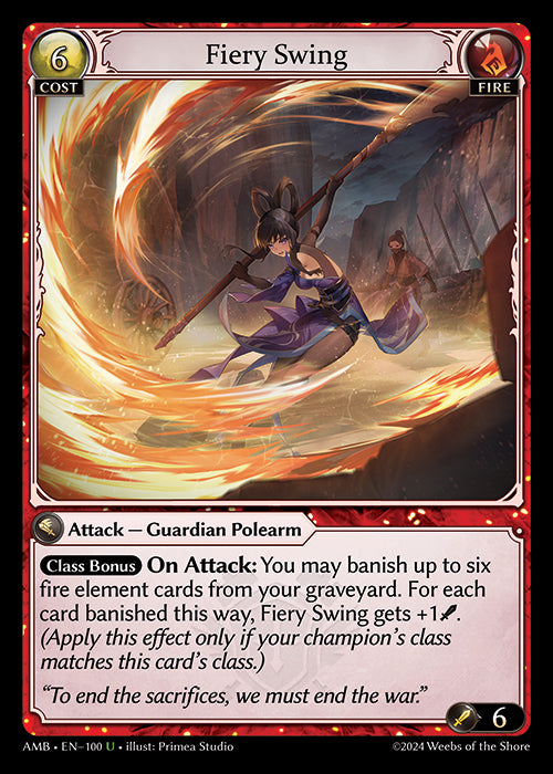 [Fire] Fiery Swing [AMB-100-U]
