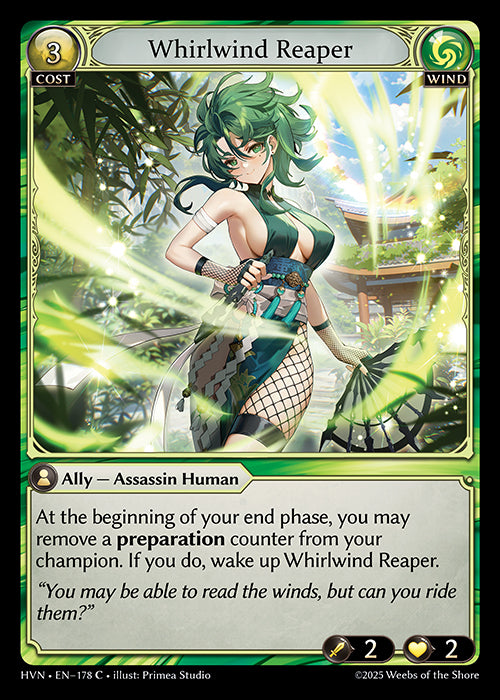 [Wind] Whirlwind Reaper FOIL [HVN-178-C]
