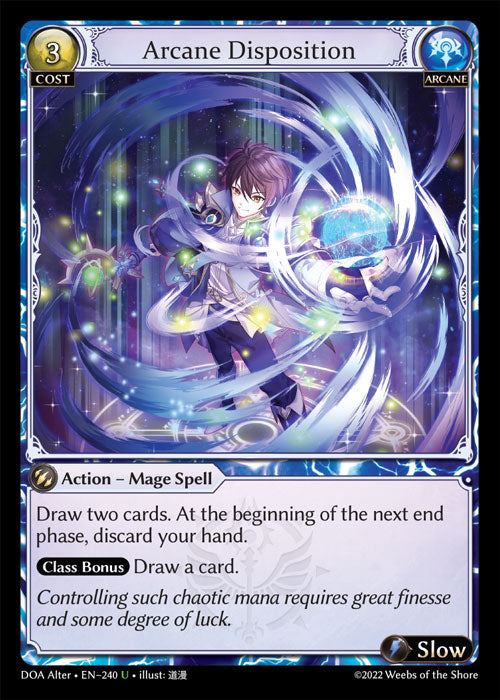 [Arcane] Arcane Disposition FOIL [DOA Alter-240-U]