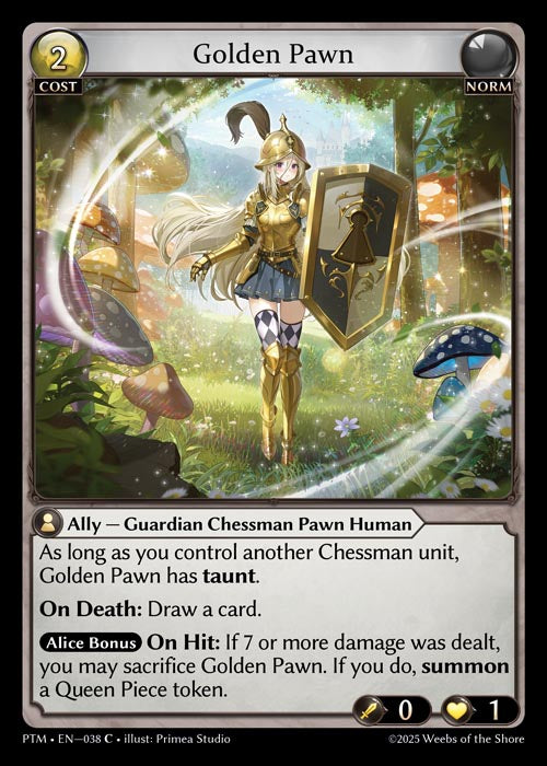 [Norm] Golden Pawn CURIO FOIL [PTM-038-C]