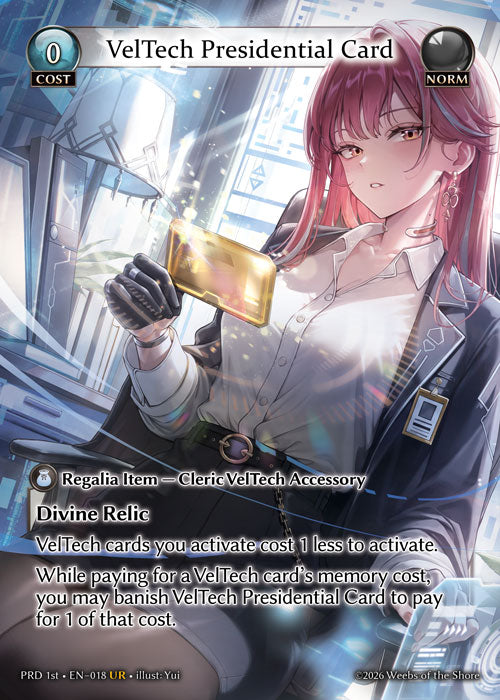 [Norm] VelTech Presidential Card FOIL [PRD 1st-018-UR]