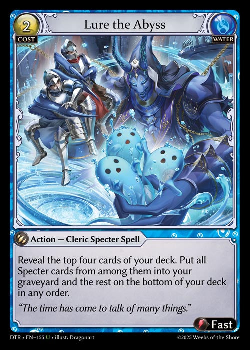 [Water] Lure the Abyss FOIL [DTR-155-U]