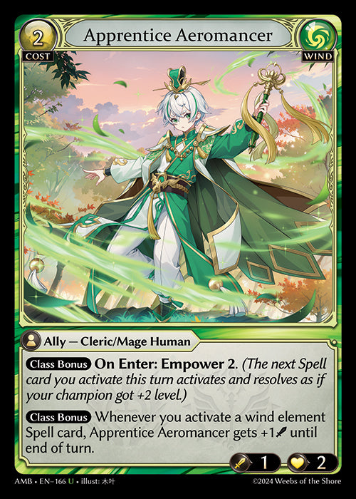 [Wind] Apprentice Aeromancer [AMB-166-U]