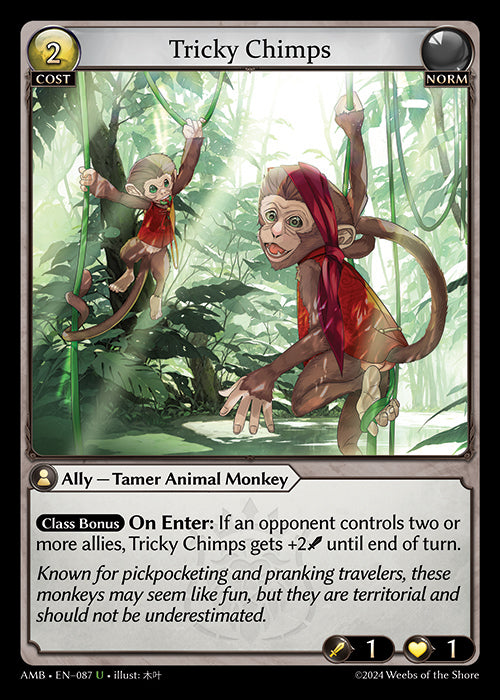 [Norm] Tricky Chimps [AMB-087-U]