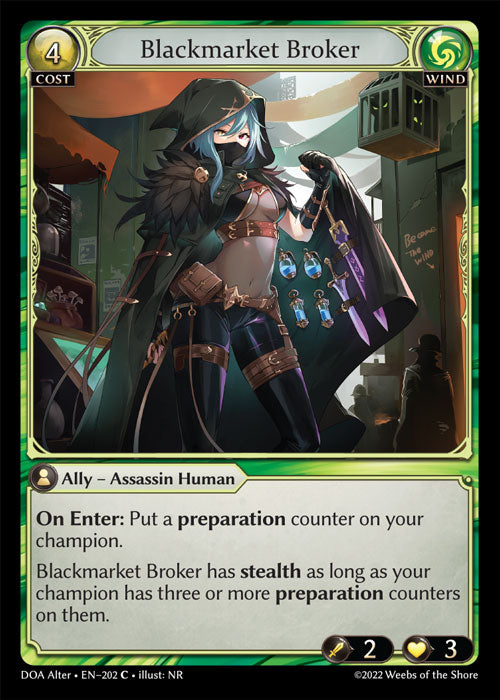 [Wind] Blackmarket Broker FOIL [DOA Alter-202-C]