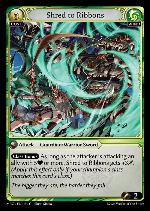 [Wind] Shred to Ribbons [MRC-150-C]