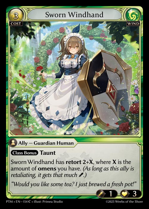 [Wind] Sworn Windhand FOIL [PTM-154-C]