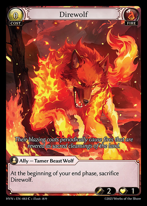 [Fire] Direwolf FOIL [HVN-083-C]