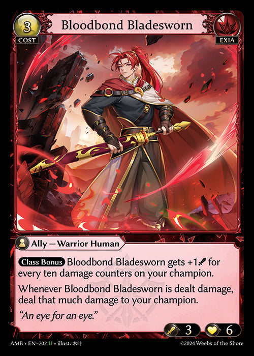 [Exia] Bloodbond Bladesworn FOIL [AMB-202-U]