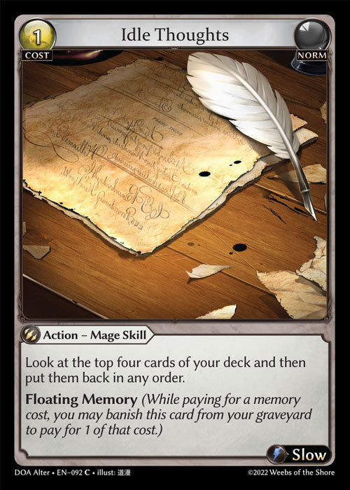 [Norm] Idle Thoughts [DOA Alter-092-C]