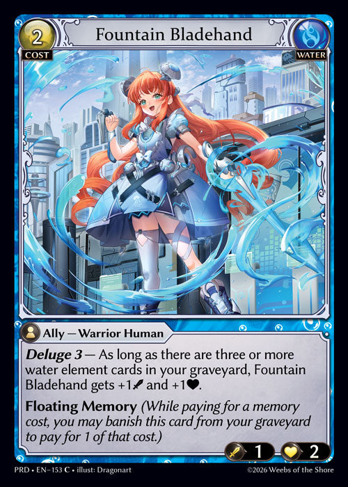 [Water] Fountain Bladehand [PRD-153-C]