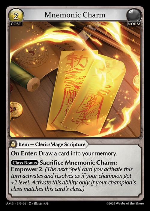 [Norm] Mnemonic Charm [AMB-061-C]