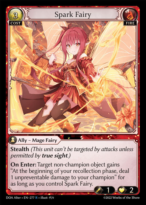 [Fire] Spark Fairy FOIL [DOA Alter-277-R]
