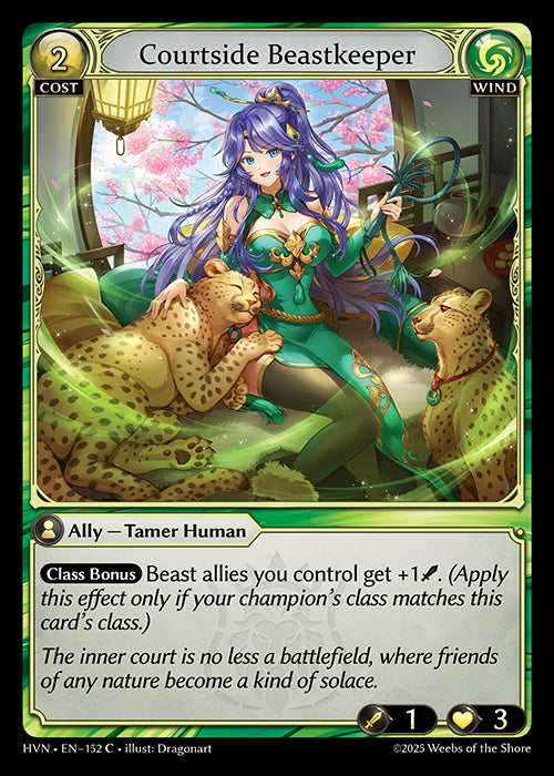 [Wind] Courtside Beastkeeper FOIL [HVN-152-C]