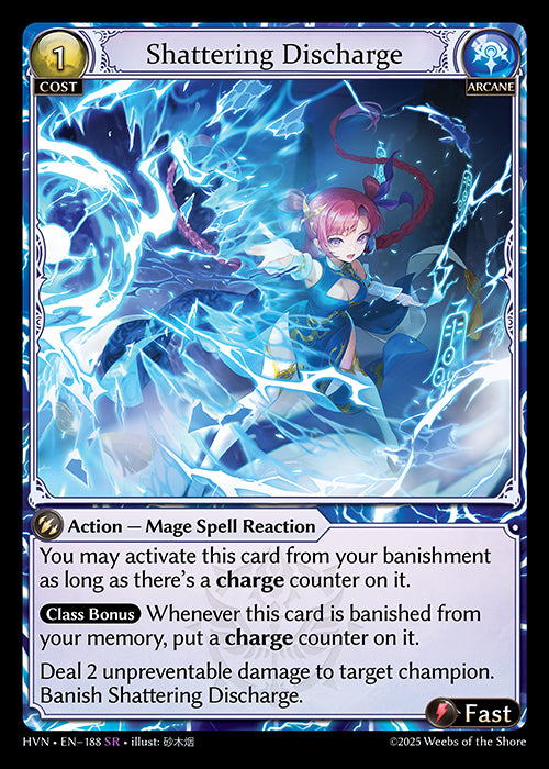 [Arcane] Shattering Discharge FOIL [HVN-188-SR]