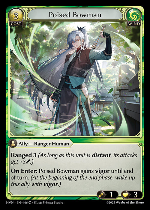 [Wind] Poised Bowman FOIL [HVN-166-C]