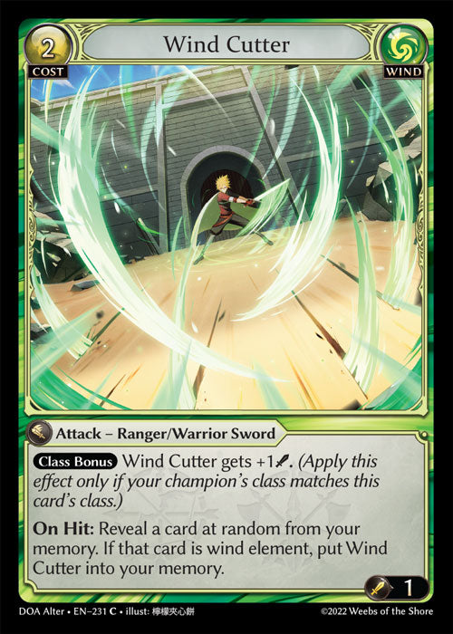 [Wind] Wind Cutter FOIL [DOA Alter-231-C]