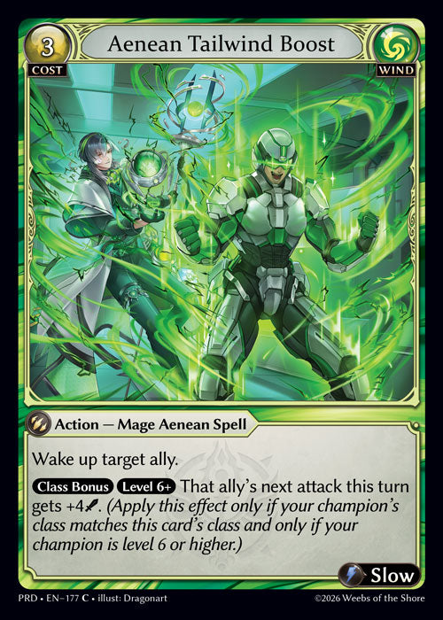 [Wind] Aenean Tailwind Boost CURIO FOIL [PRD-177-C]