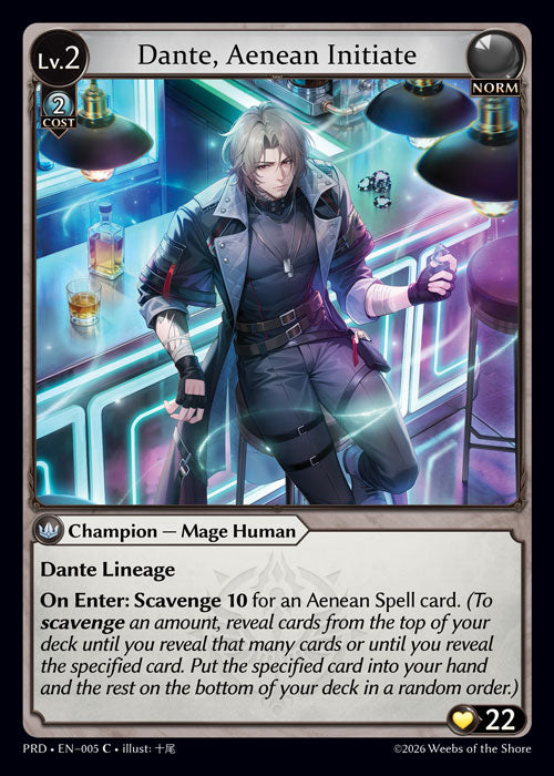 [Norm] Dante, Aenean Initiate FOIL [PRD-005-C]