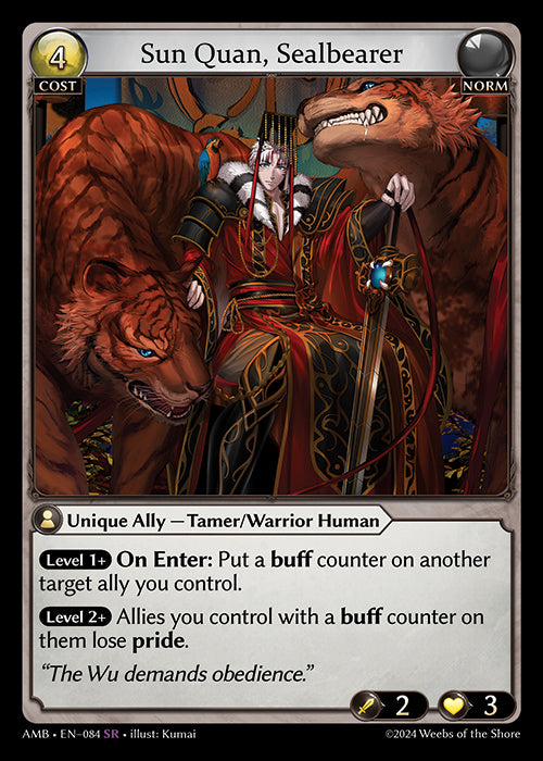 [Norm] Sun Quan, Sealbearer FOIL [AMB-084-SR]
