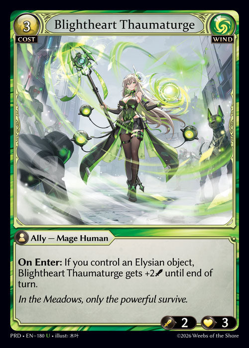 [Wind] Blightheart Thaumaturge CURIO FOIL [PRD-180-U]