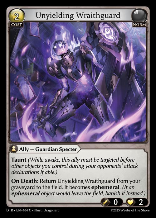[Norm] Unyielding Wraithguard [DTR-104-C]