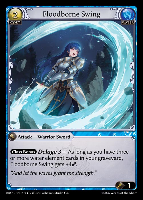 [Water] Floodborne Swing CURIO FOIL [RDO-219-C]