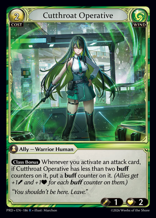 [Wind] Cutthroat Operative [PRD-186-R]