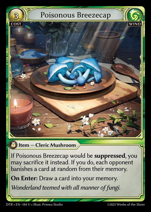 [Wind] Poisonous Breezecap [DTR-184-U]