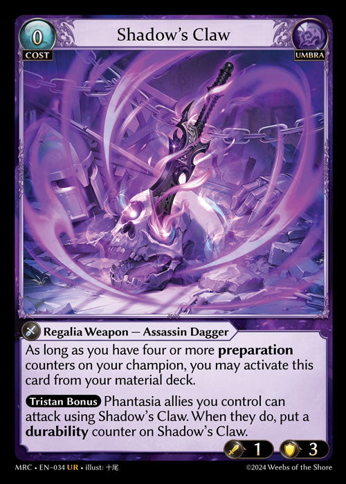 [Umbra] Shadow's Claw FOIL [MRC-034-UR]