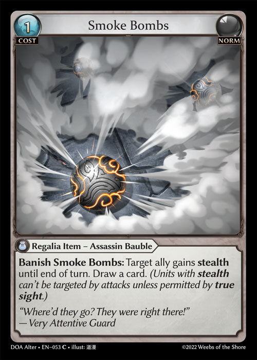 [Norm] Smoke Bombs FOIL [DOA Alter-053-C]