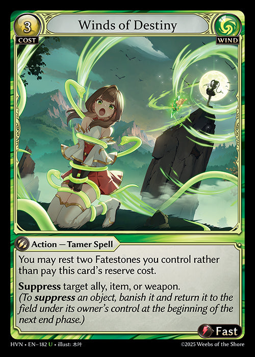 [Wind] Winds of Destiny FOIL [HVN-182-U]