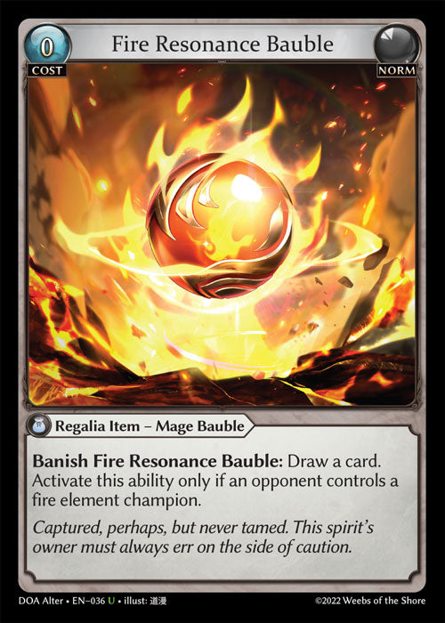 [Norm] Fire Resonance Bauble [DOA Alter-036-U]